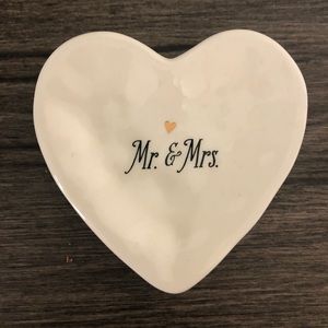Mr. & Mrs.- ring dish